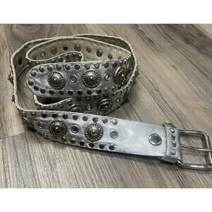 Sand Castle New York Leather‎ Jewel Embellished Belt